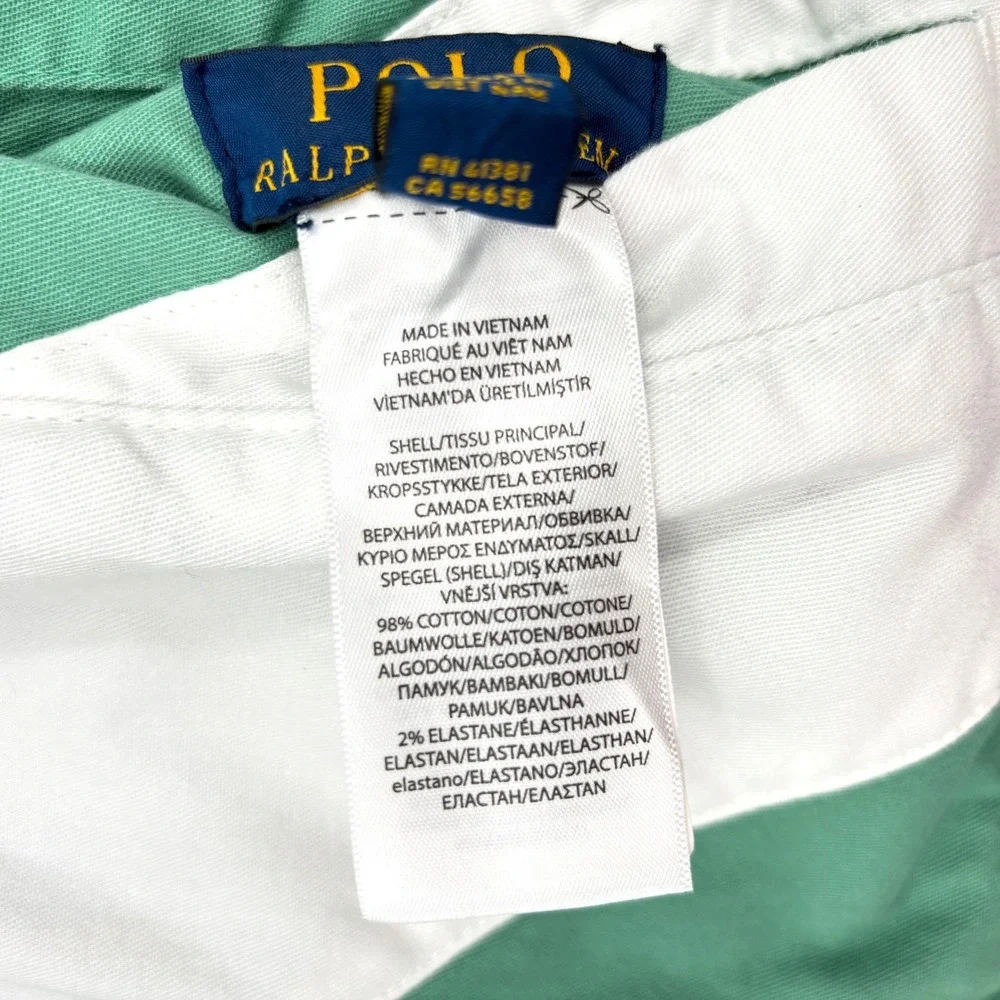 Polo Ralph Lauren Reversible Varsity Jacket Blue Green Bomber‎ Kids M 10-12